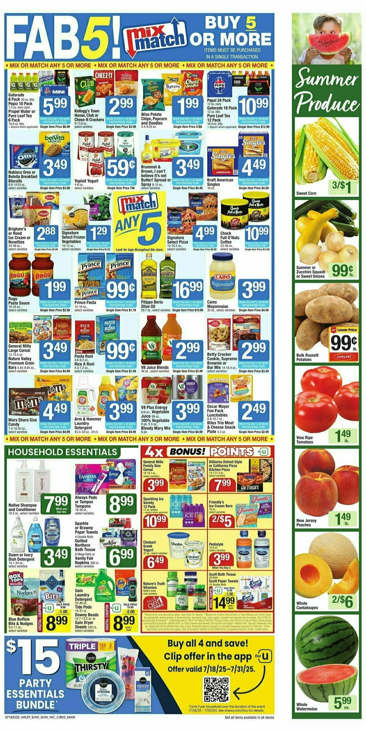 Shaw's Weekly Ad from July 18