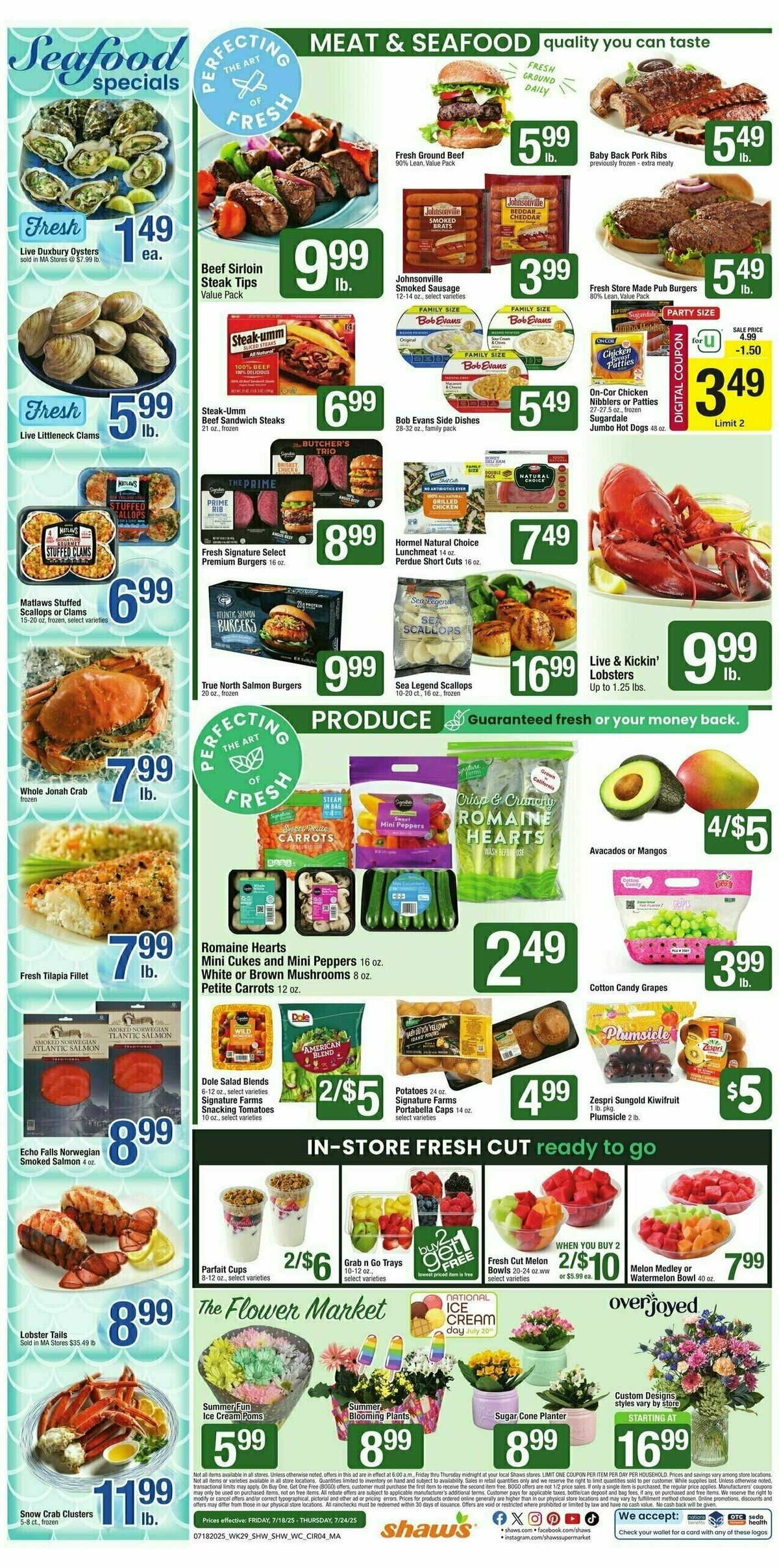 Shaw's Weekly Ad from July 18