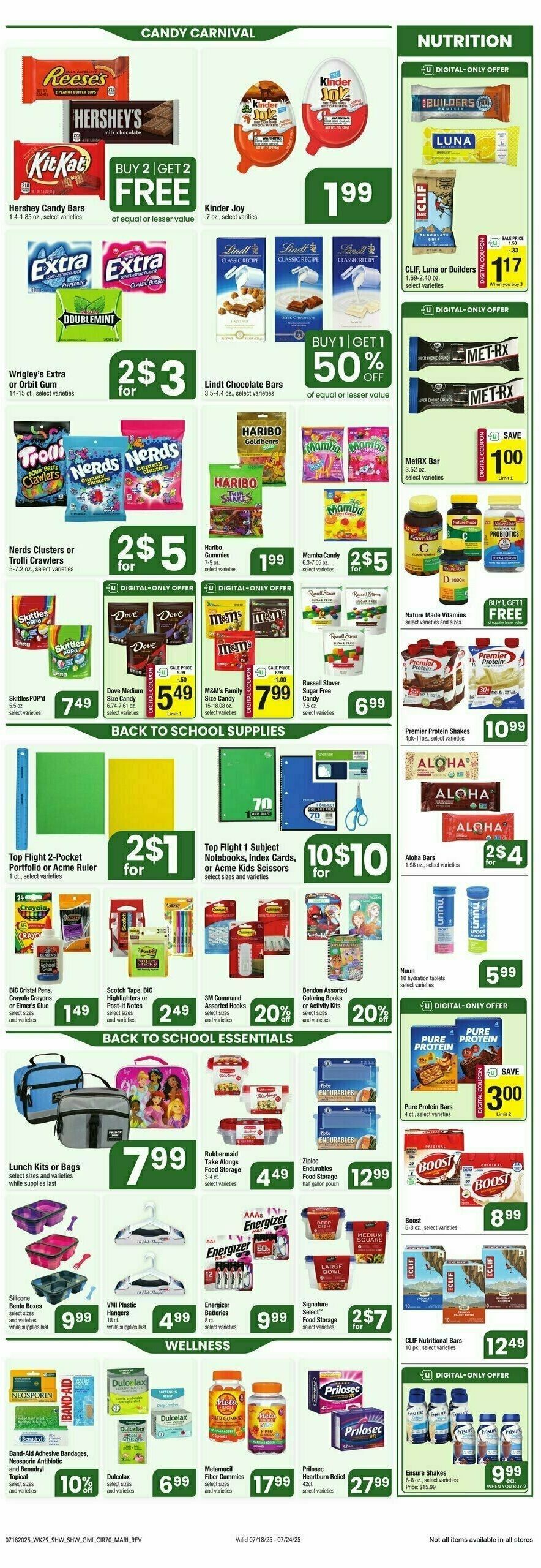 Shaw's Weekly Ad from July 18