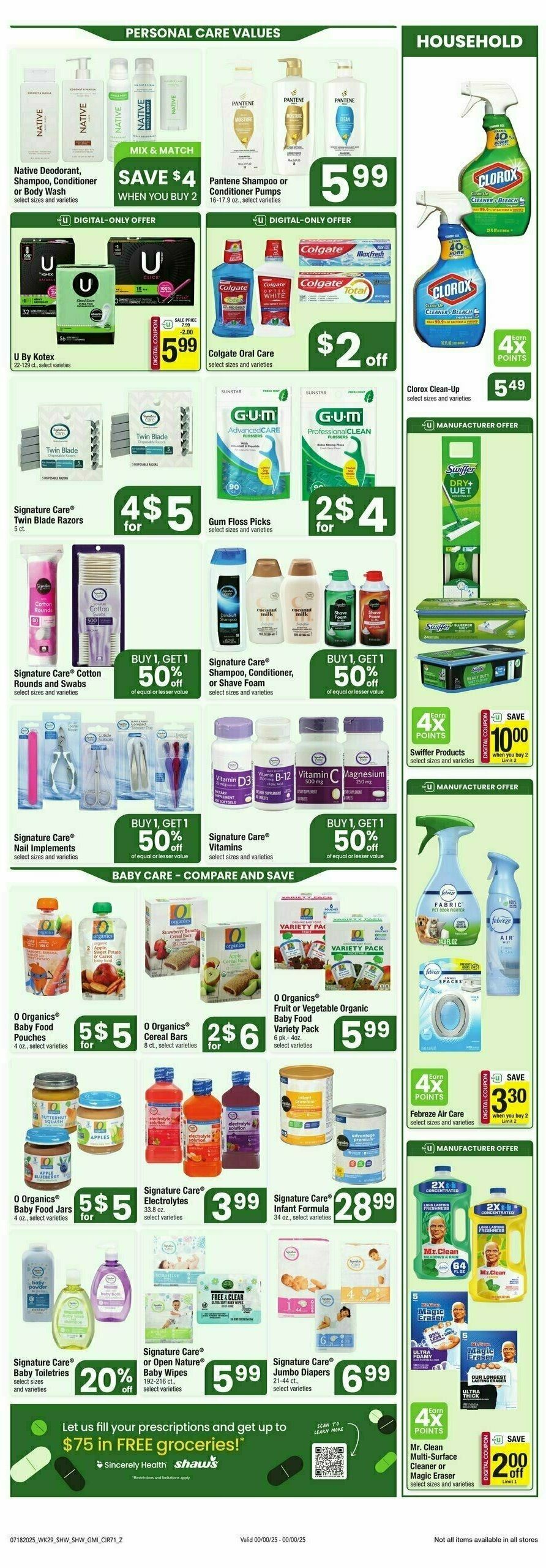 Shaw's Weekly Ad from July 18