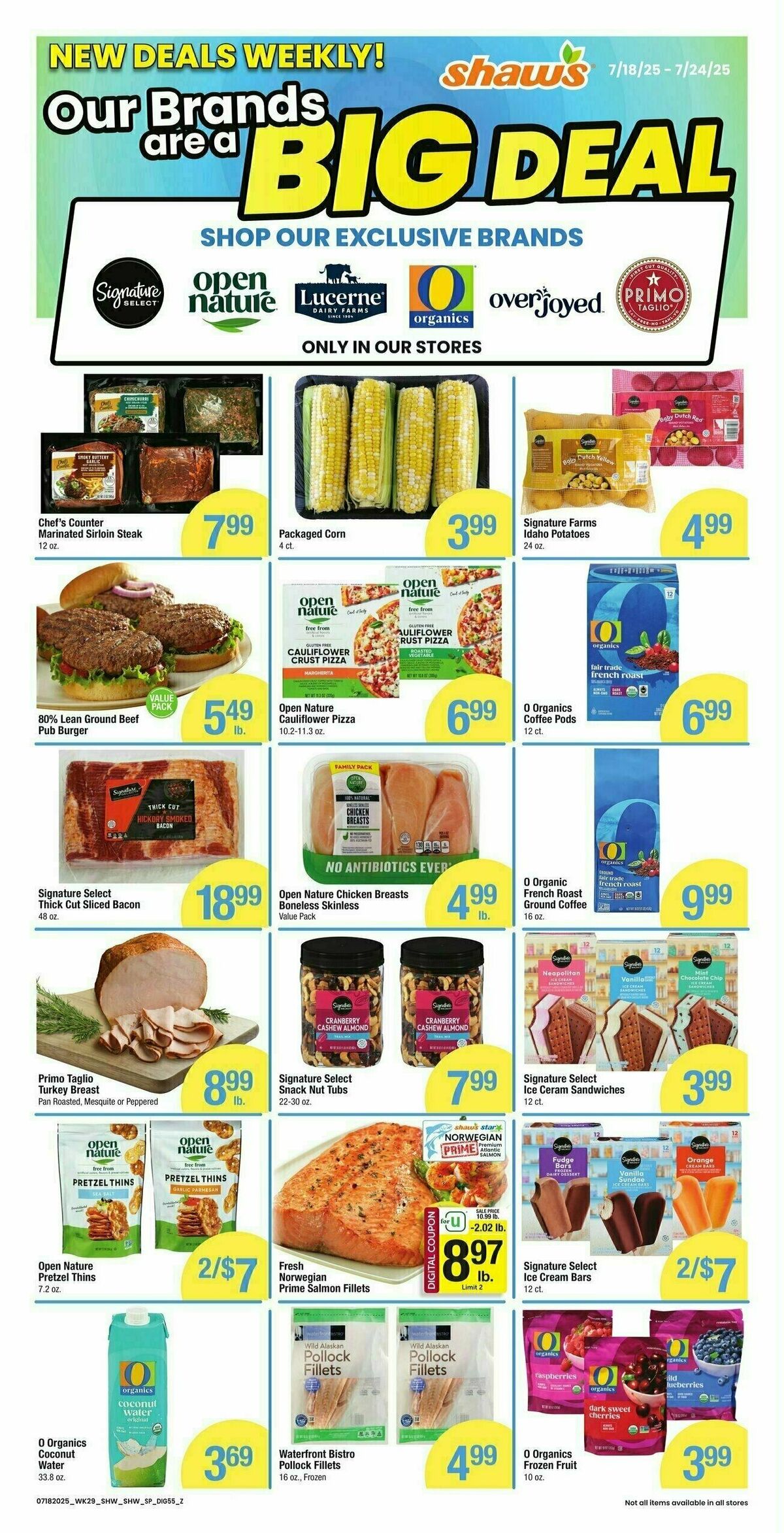 Shaw's Additional Savings Weekly Ad from July 18