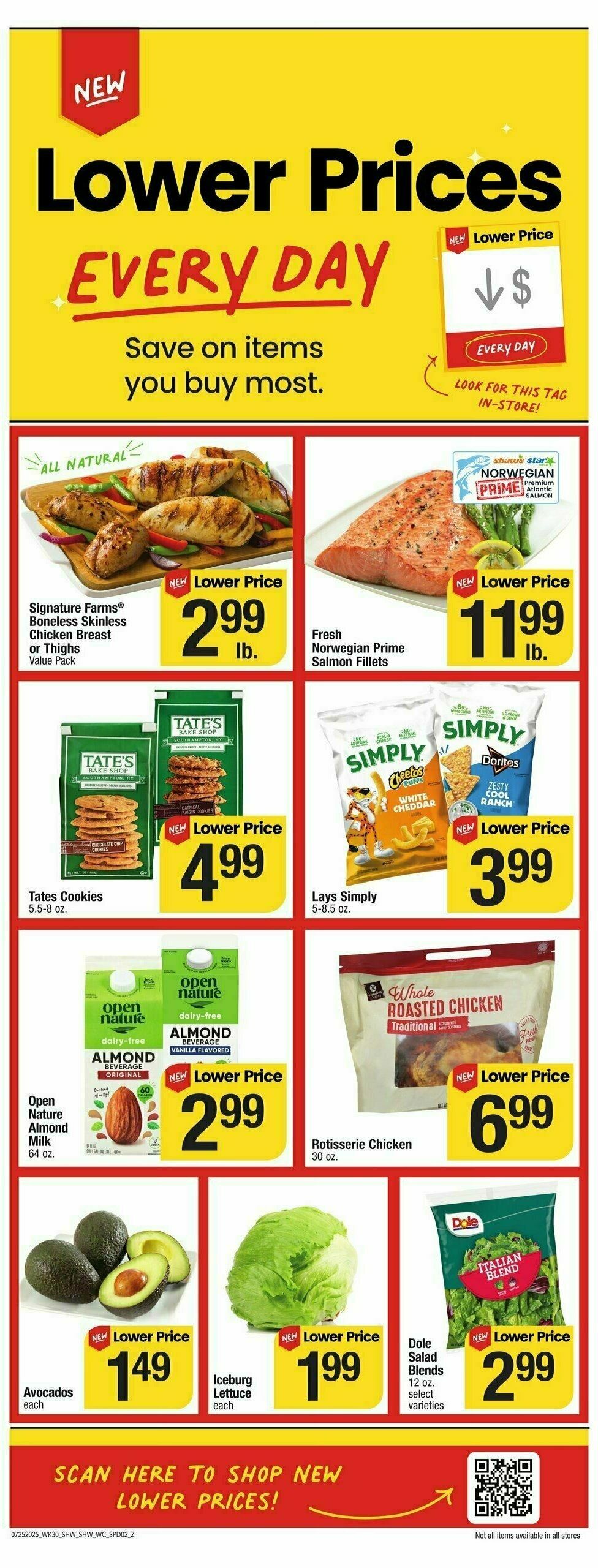 Shaw's Weekly Ad from July 25
