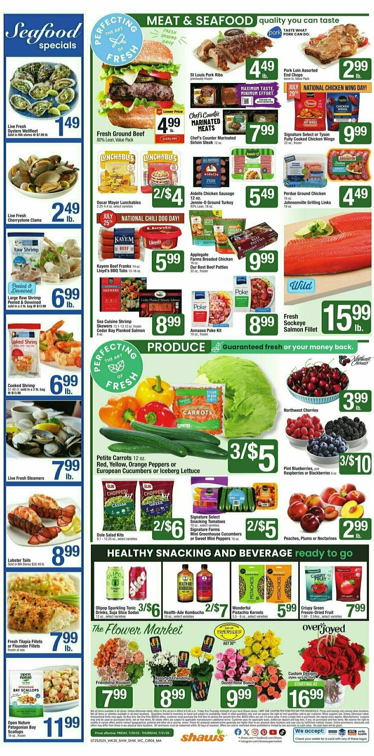 Shaw's Weekly Ad from July 25