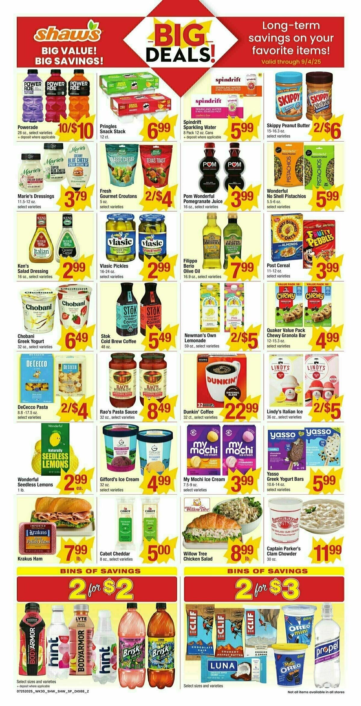 Shaw's Additional Savings Weekly Ad from July 25