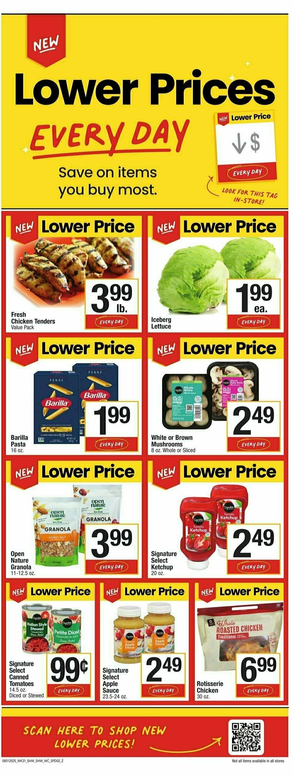 Shaw's Weekly Ad from August 1