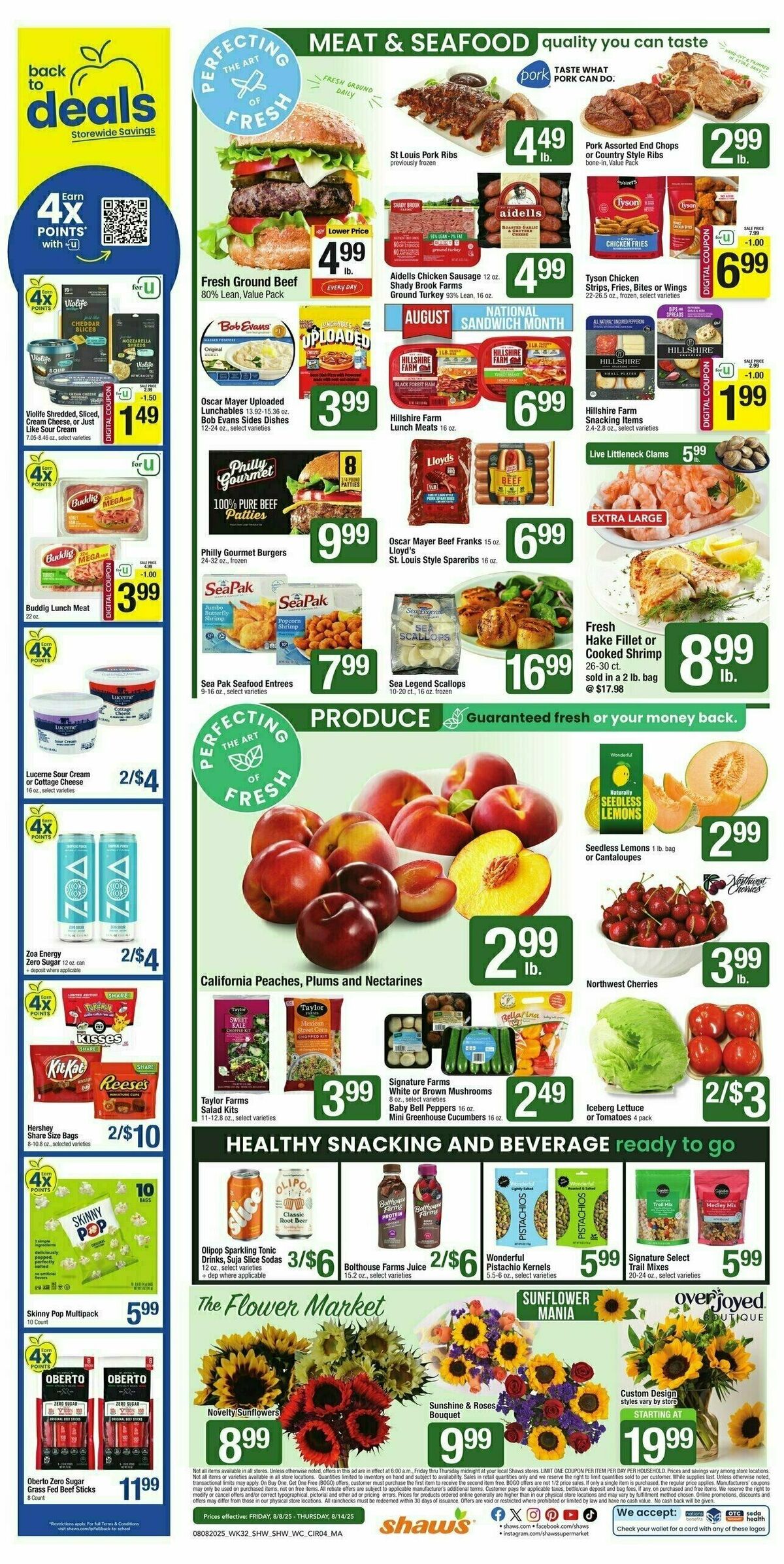 Shaw's Weekly Ad from August 8