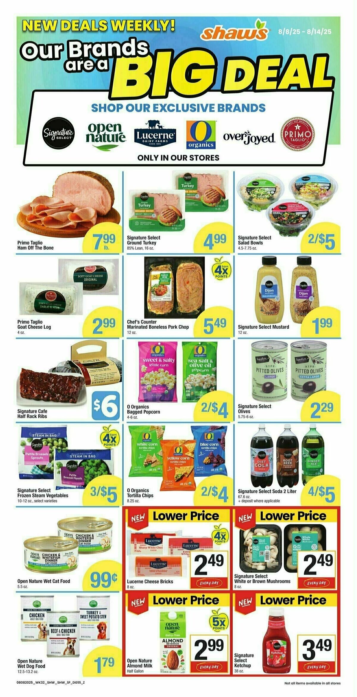 Shaw's Additional Savings Weekly Ad from August 8
