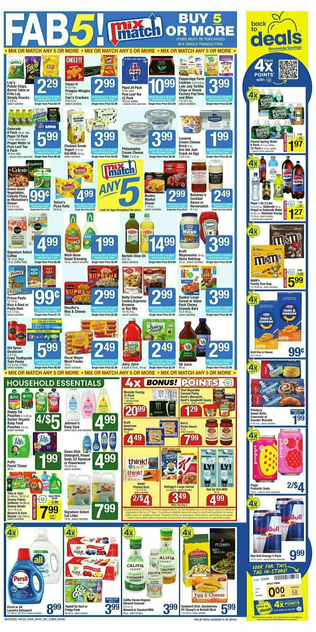 Shaw's Weekly Ad from August 15