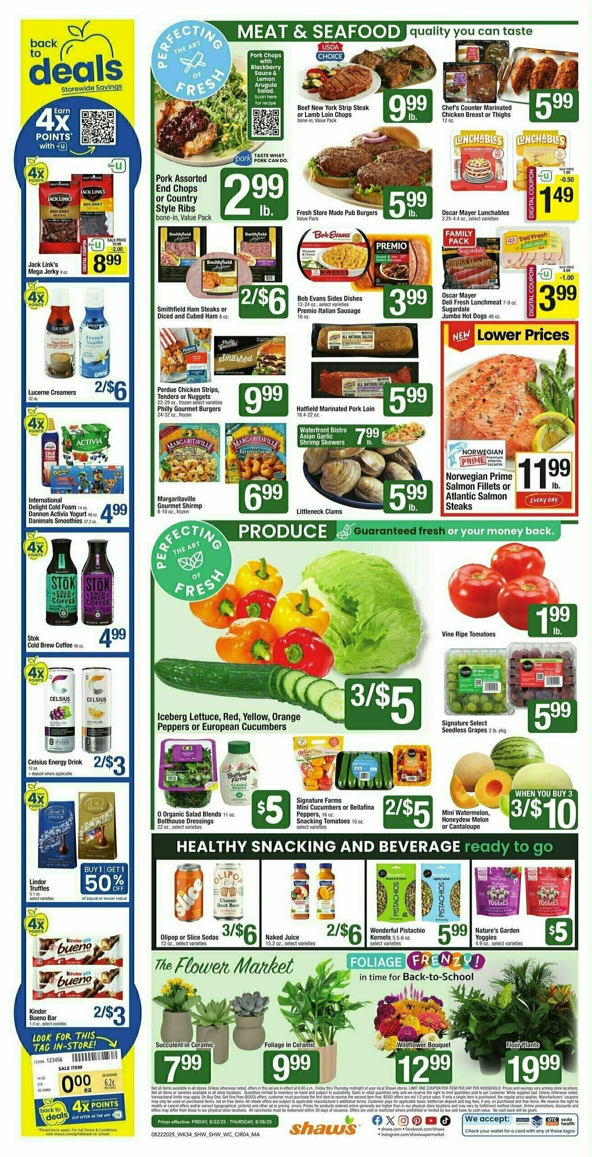 Shaw's Weekly Ad from August 22