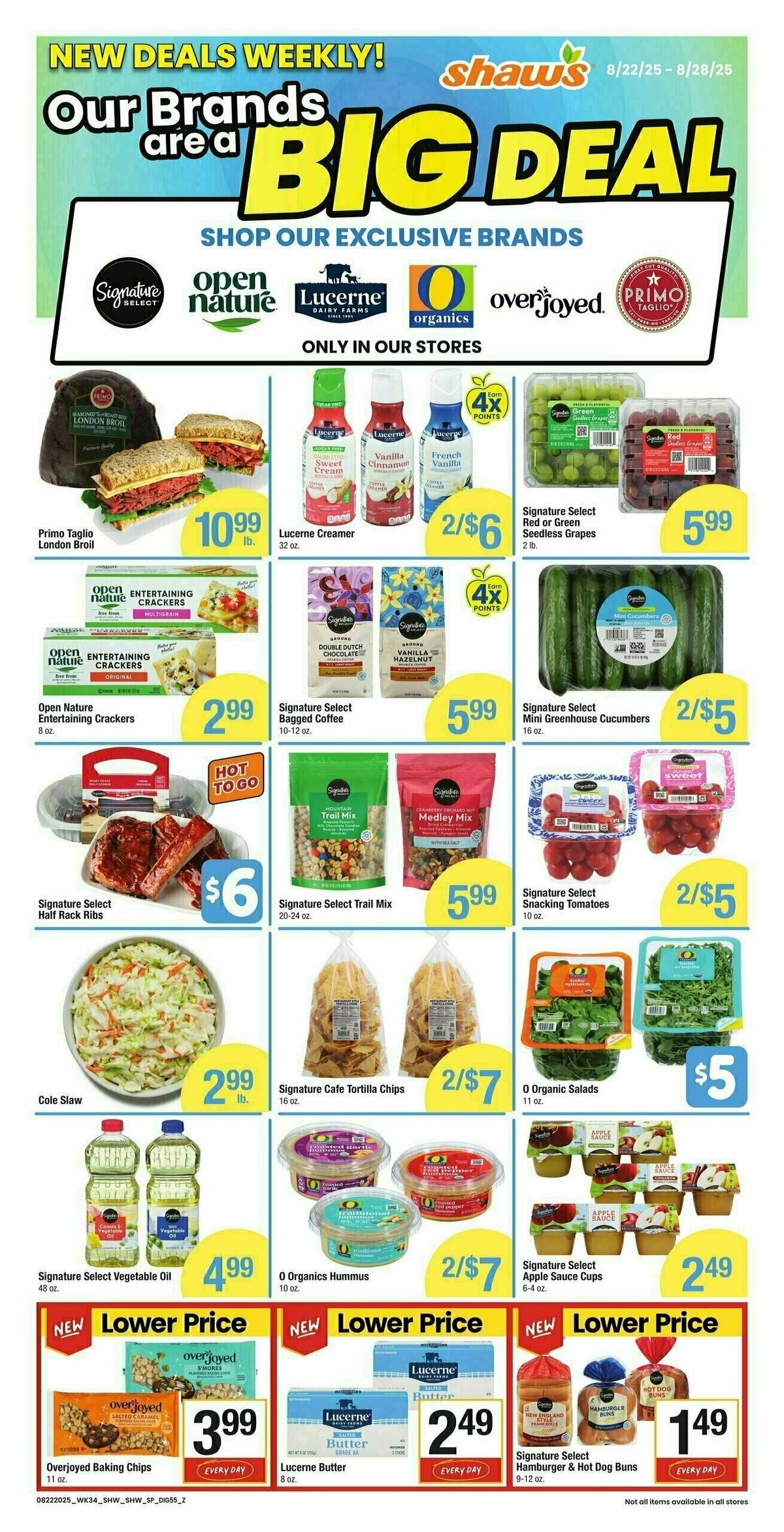 Shaw's Additional Savings Weekly Ad from August 22