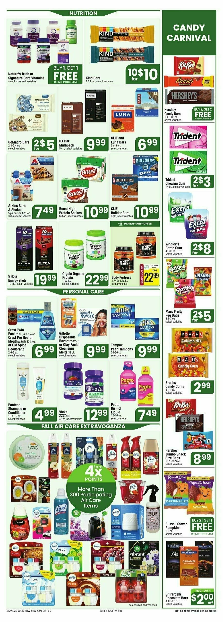 Shaw's Weekly Ad from August 29