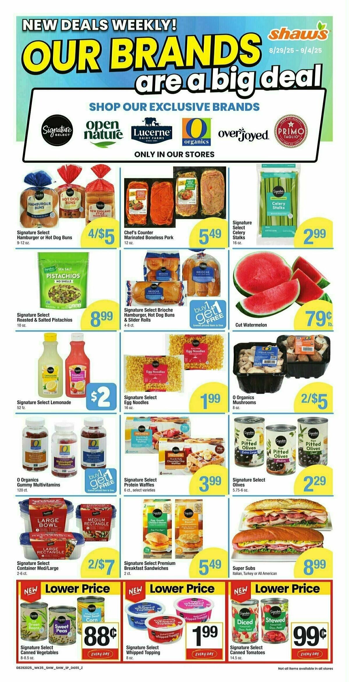 Shaw's Additional Savings Weekly Ad from August 29