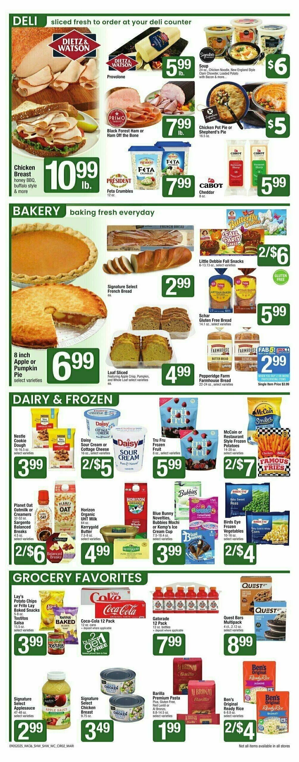 Shaw's Weekly Ad from September 5