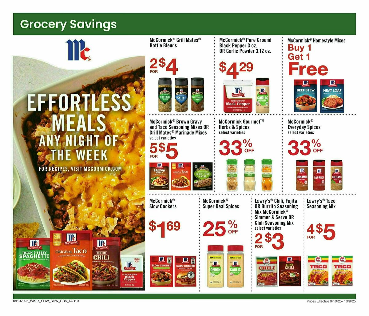 Shaw's Big Book of Savings Weekly Ad from September 10