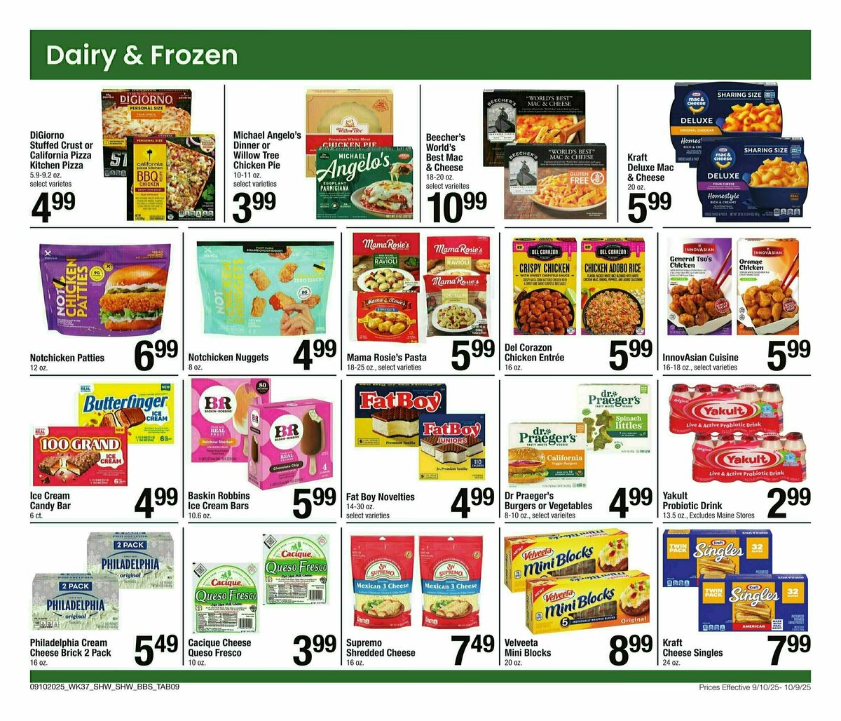 Shaw's Big Book of Savings Weekly Ad from September 10