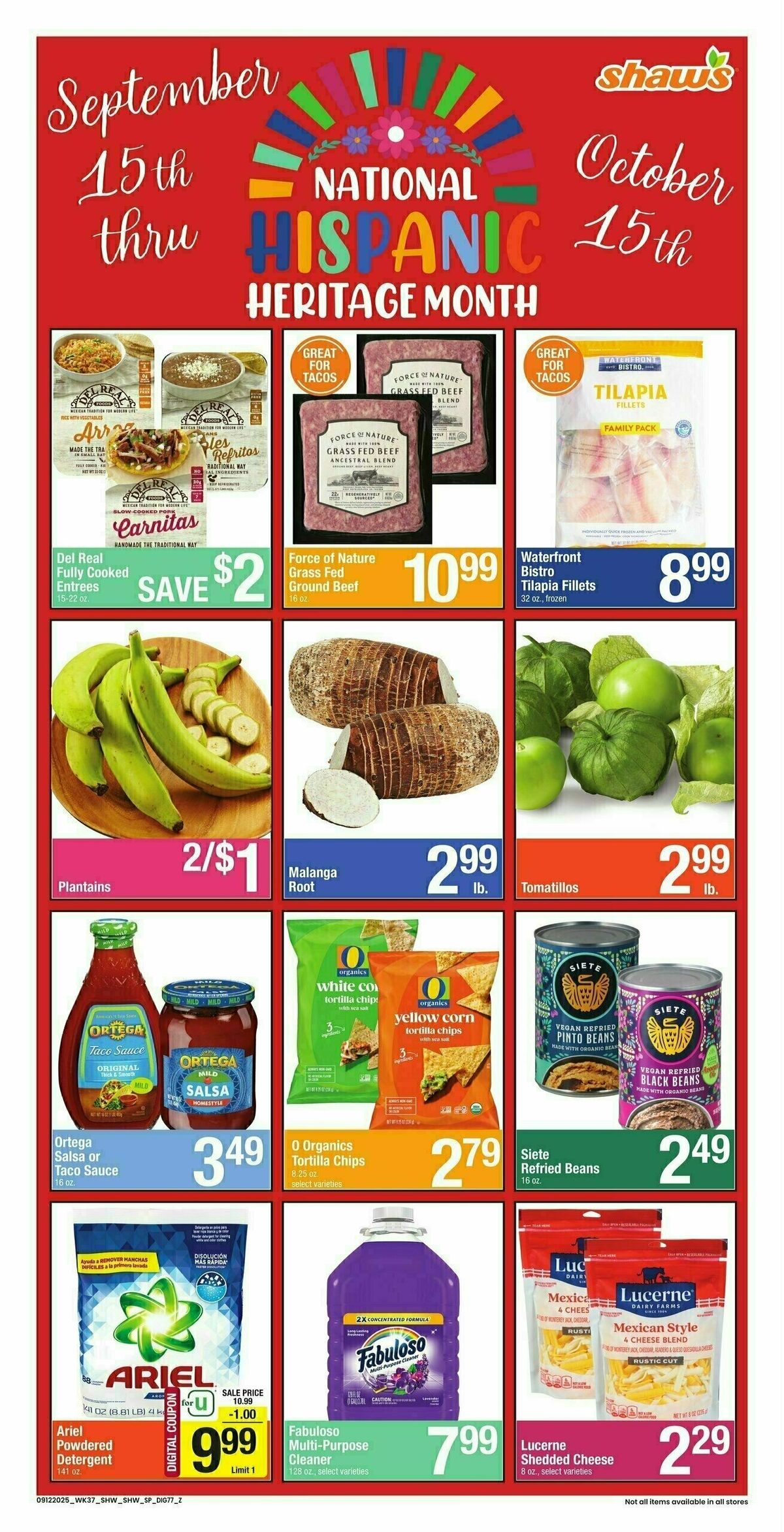 Shaw's Weekly Ad from September 15