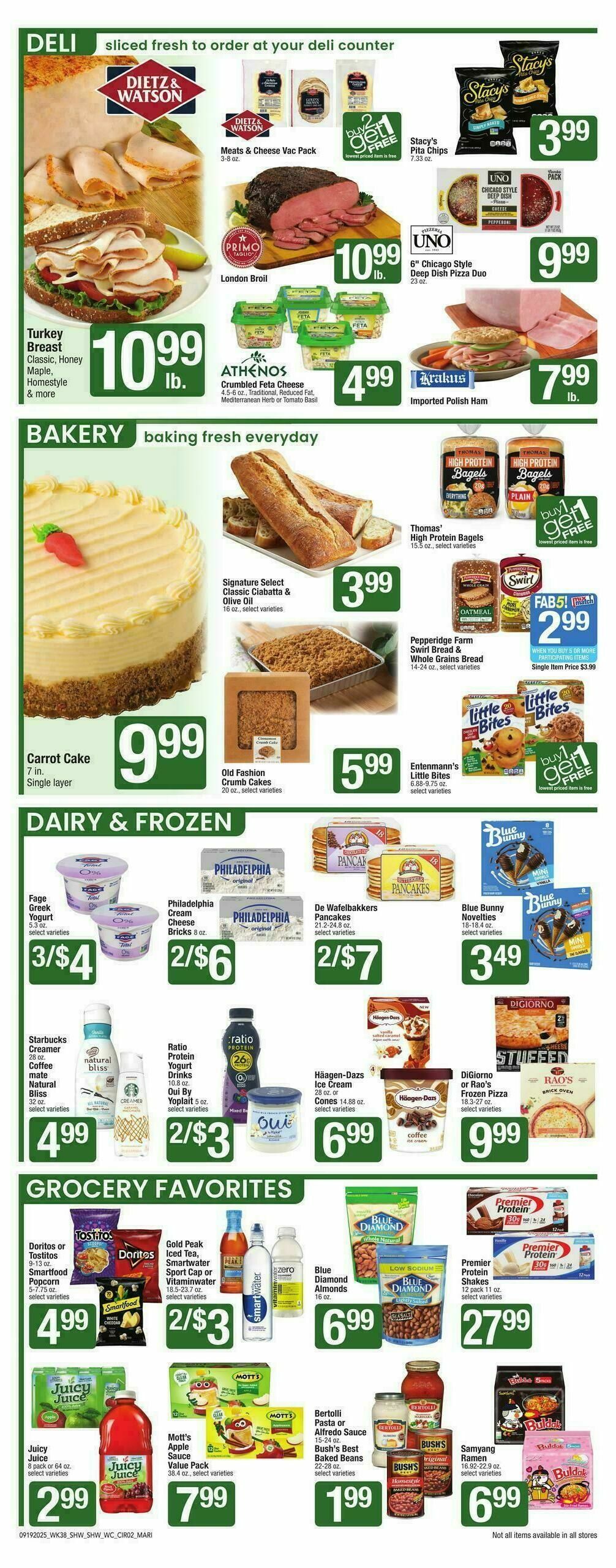 Shaw's Weekly Ad from September 19