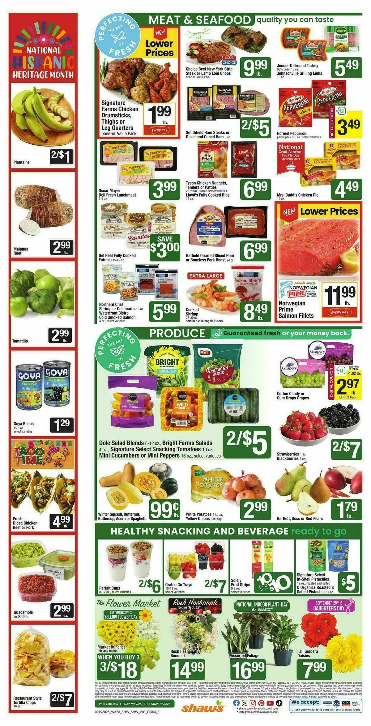 Shaw's Weekly Ad from September 19