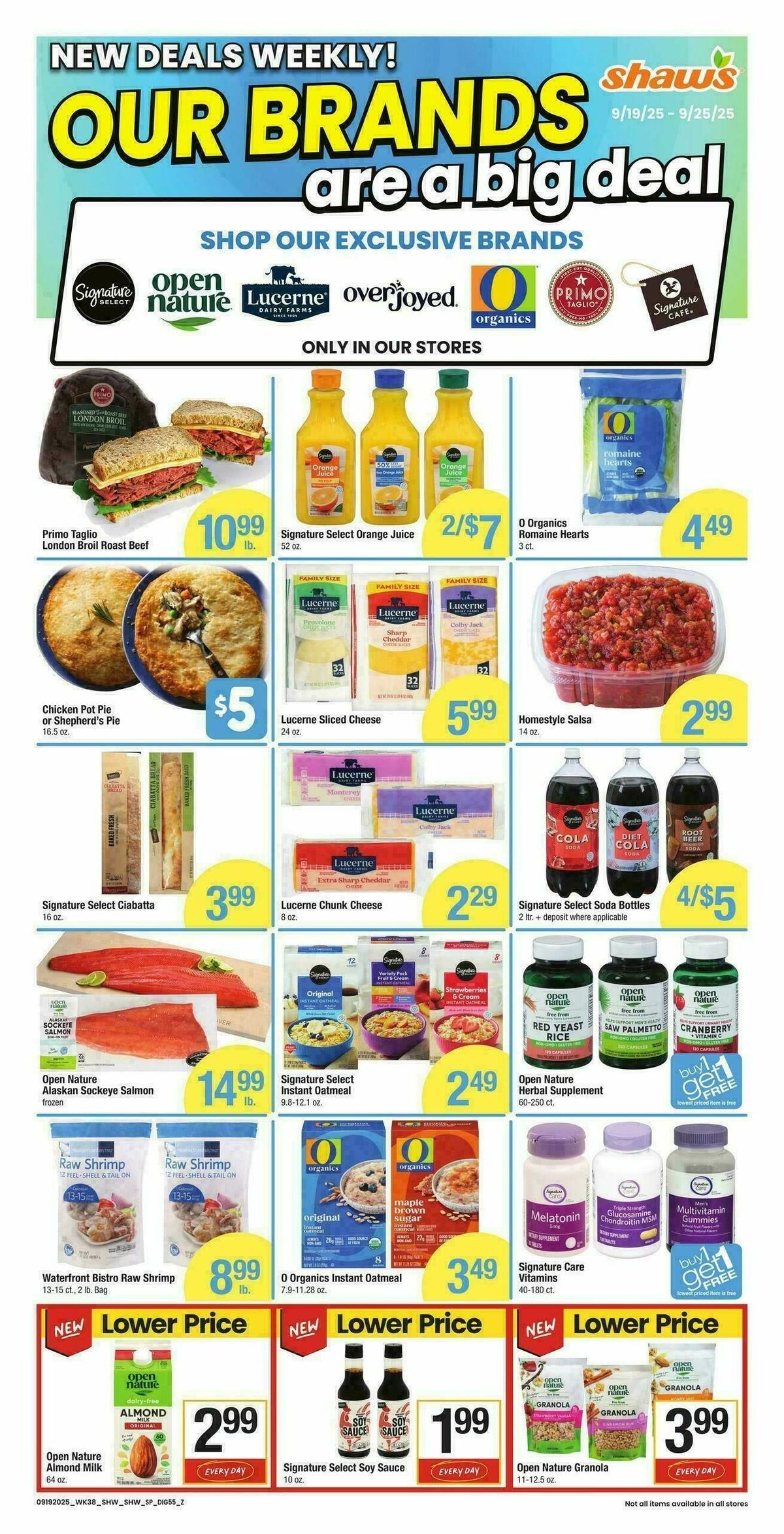 Shaw's Weekly Ad from September 19