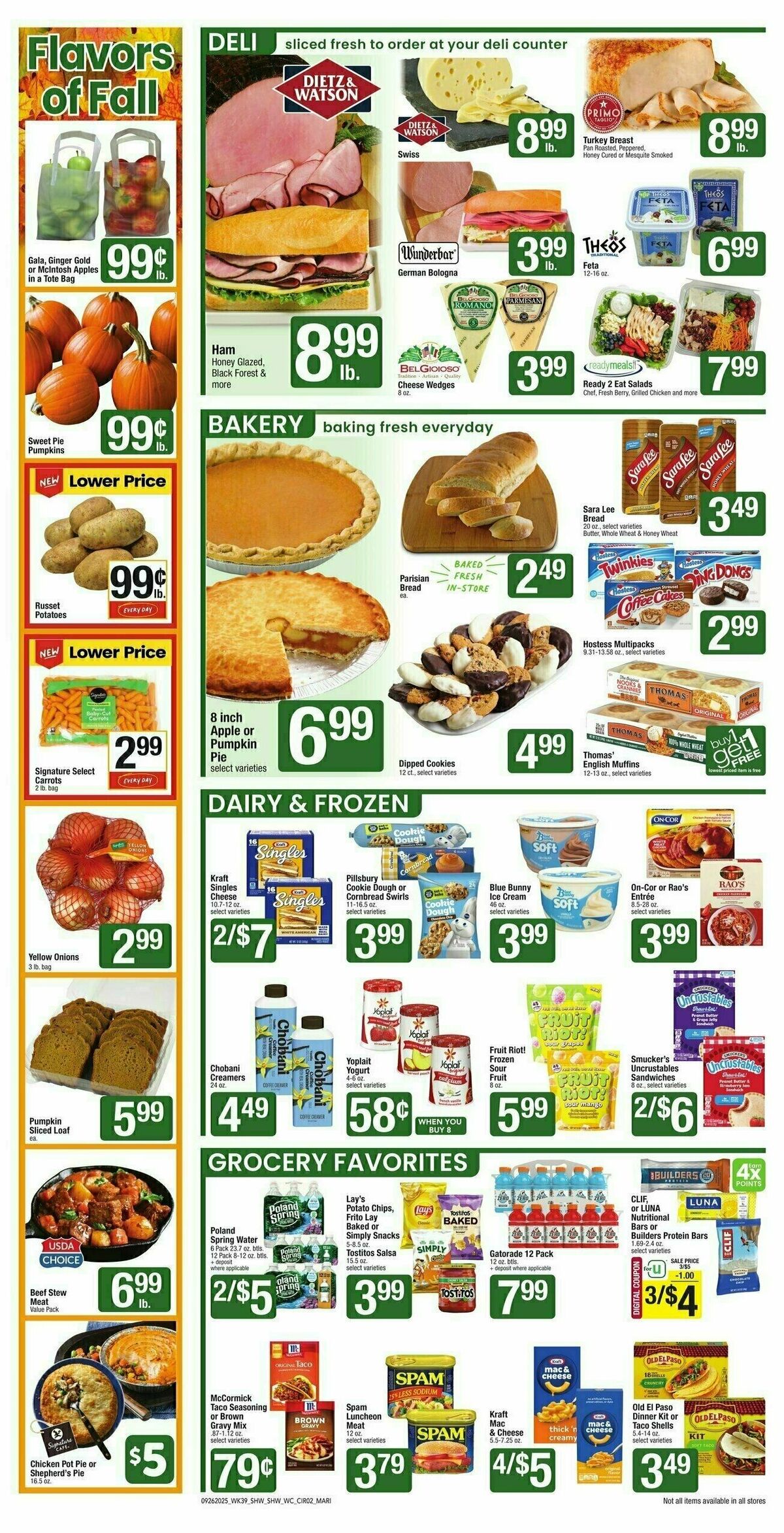 Shaw's Weekly Ad from September 26