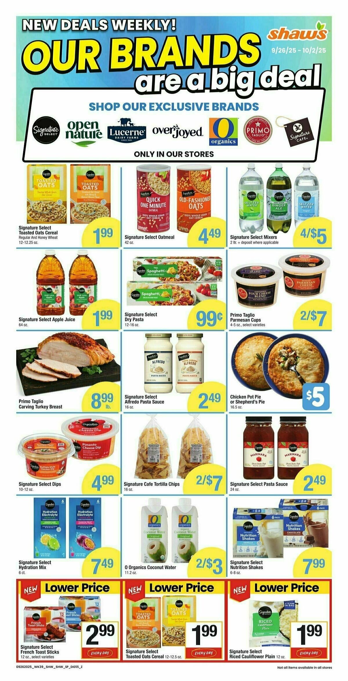 Shaw's Weekly Ad from September 26