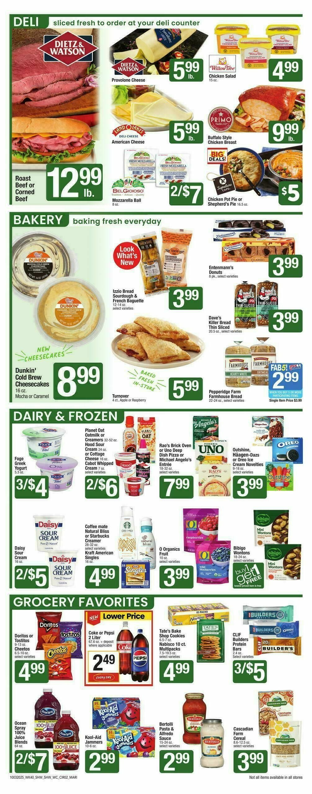 Shaw's Weekly Ad from October 3