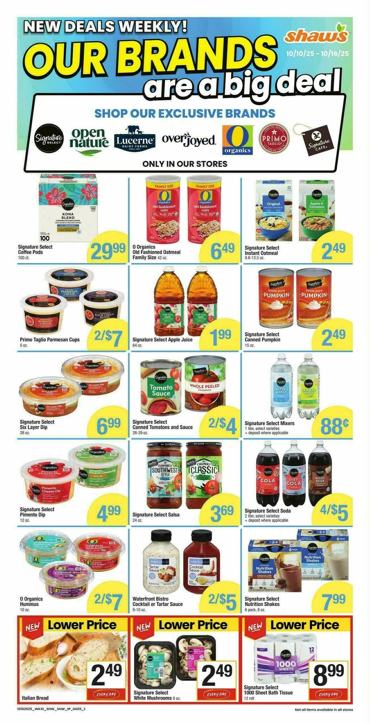 Shaw's Weekly Ad from October 10