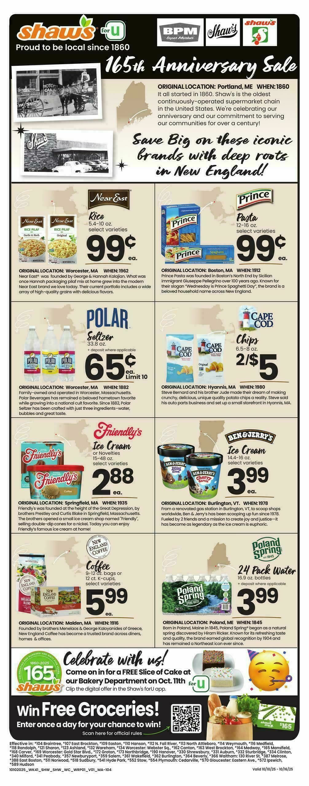 Shaw's Weekly Ad from October 10