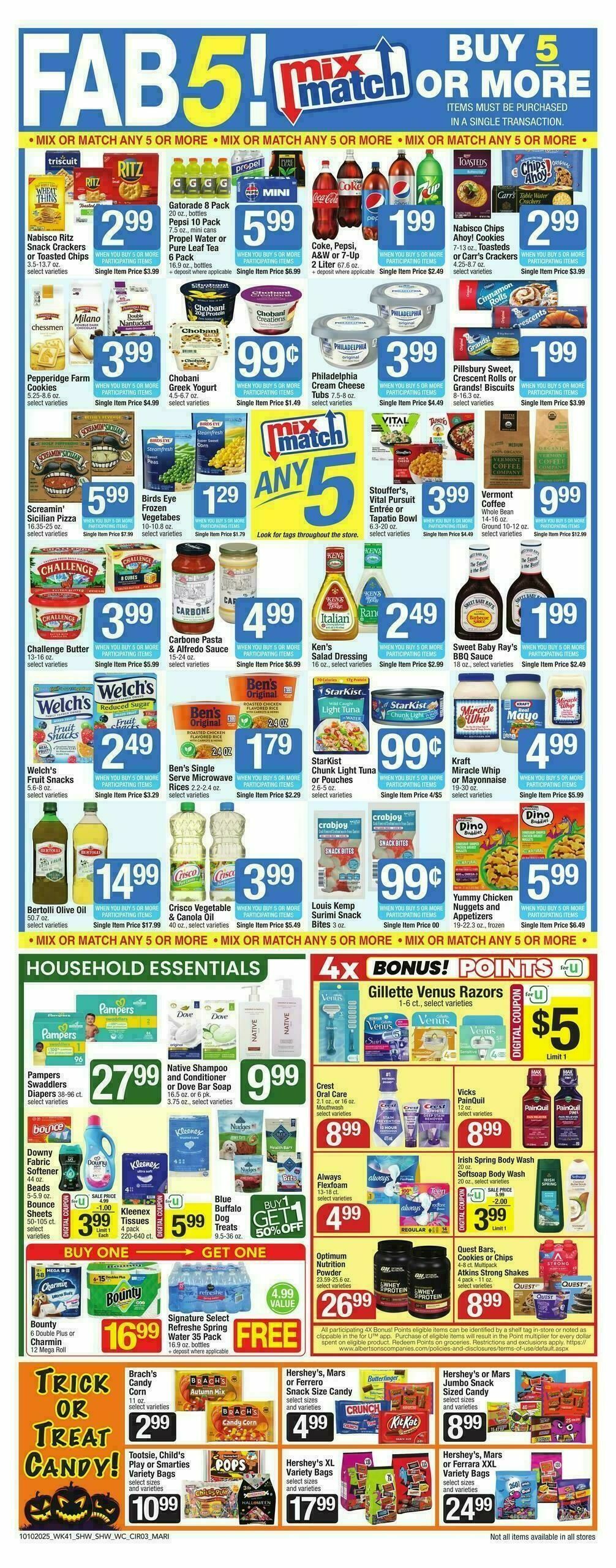 Shaw's Weekly Ad from October 10