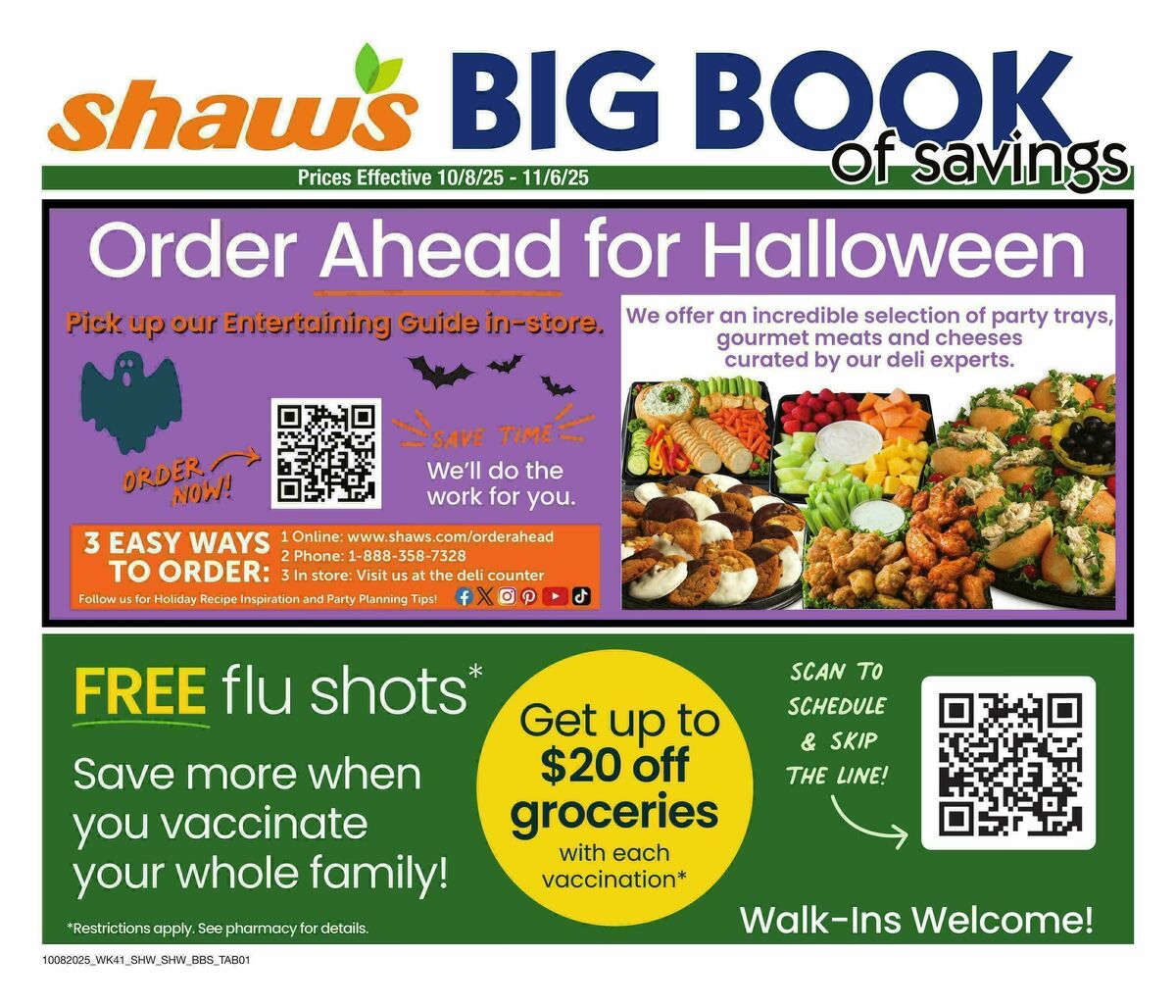 Shaw's Big Book of Savings Weekly Ad from October 8