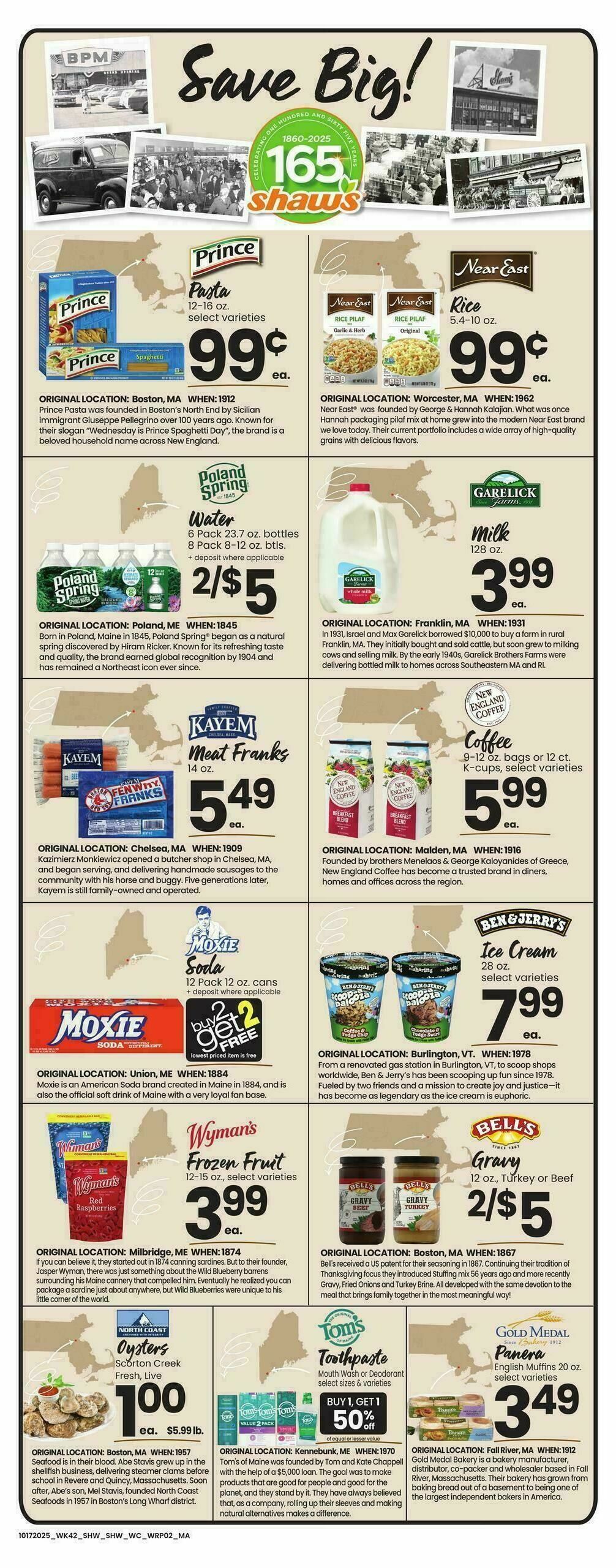 Shaw's Weekly Ad from October 17