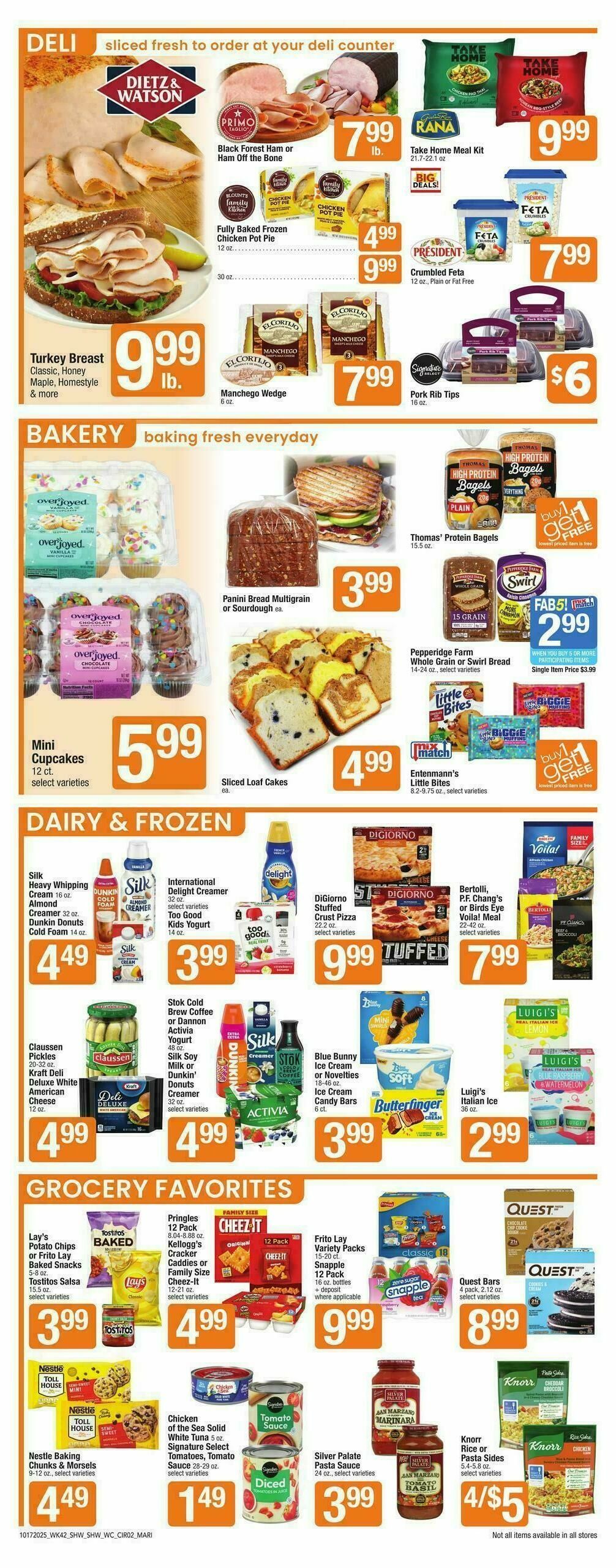 Shaw's Weekly Ad from October 17