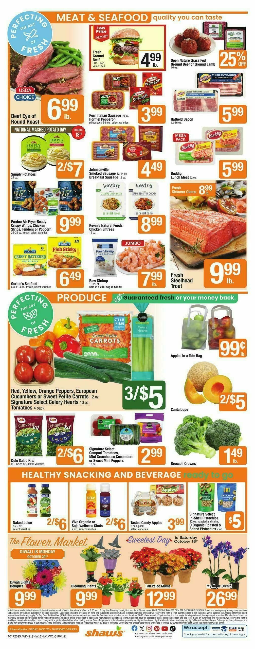 Shaw's Weekly Ad from October 17