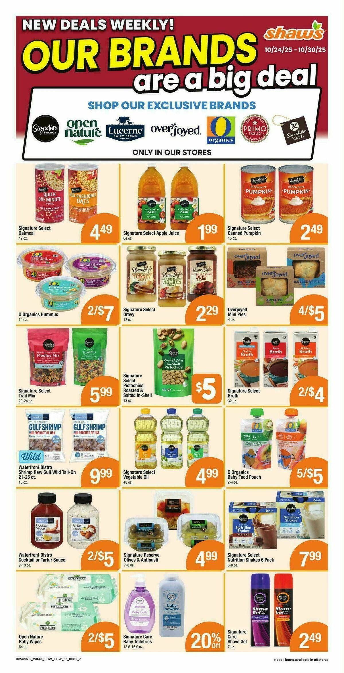 Shaw's Weekly Ad from October 24
