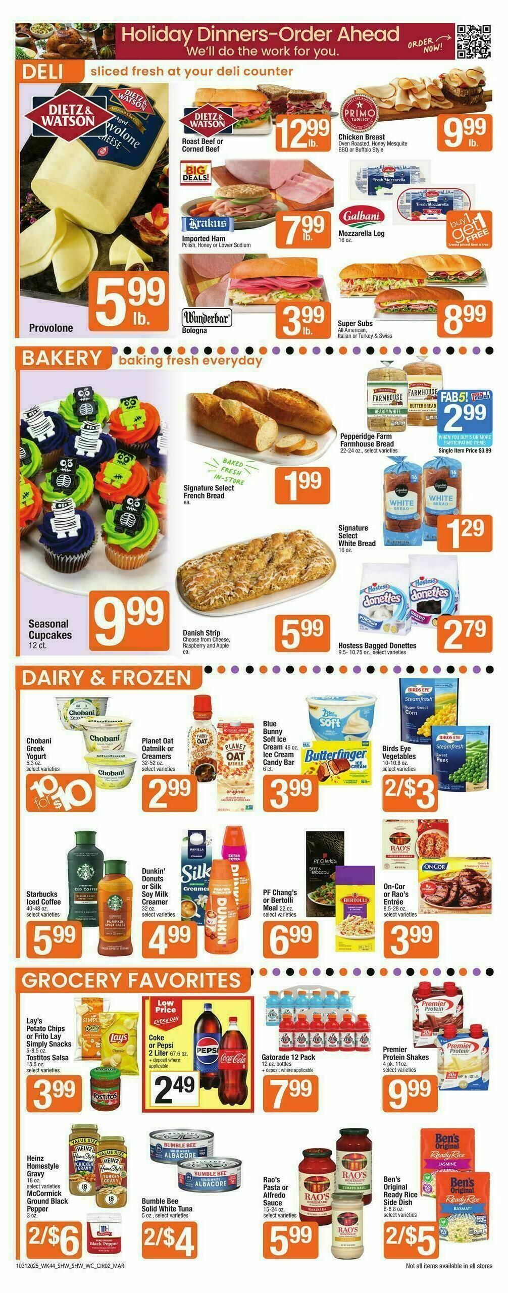 Shaw's Weekly Ad from October 31