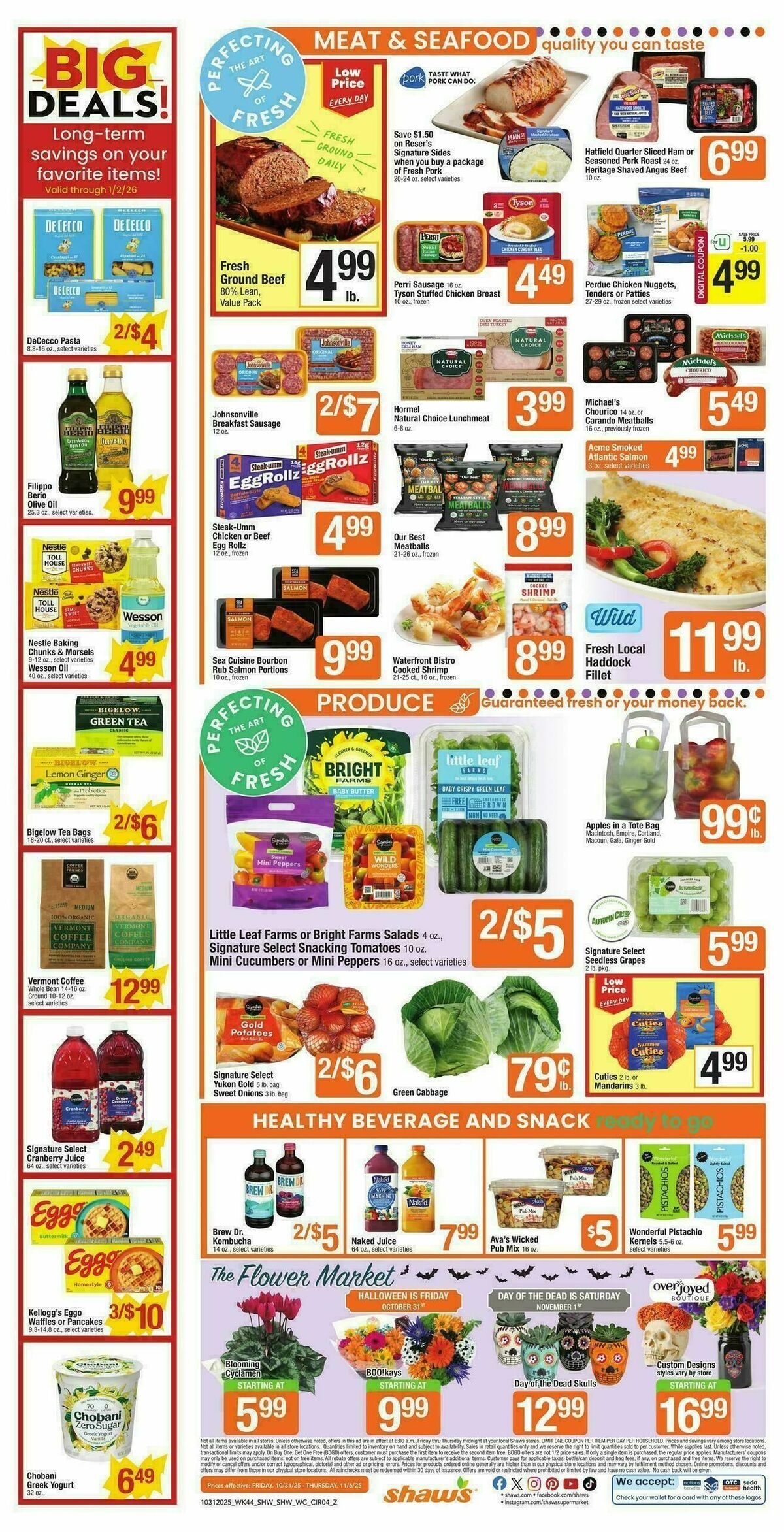 Shaw's Weekly Ad from October 31