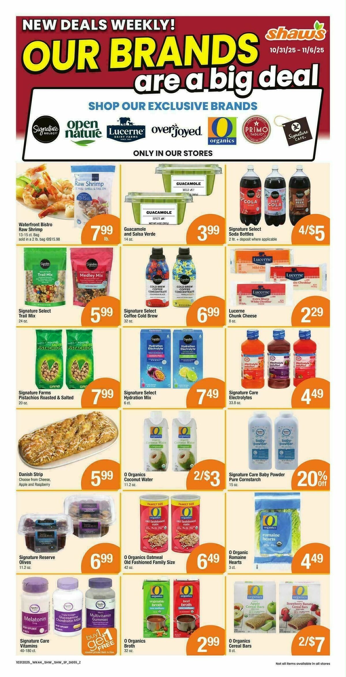 Shaw's Weekly Ad from October 31