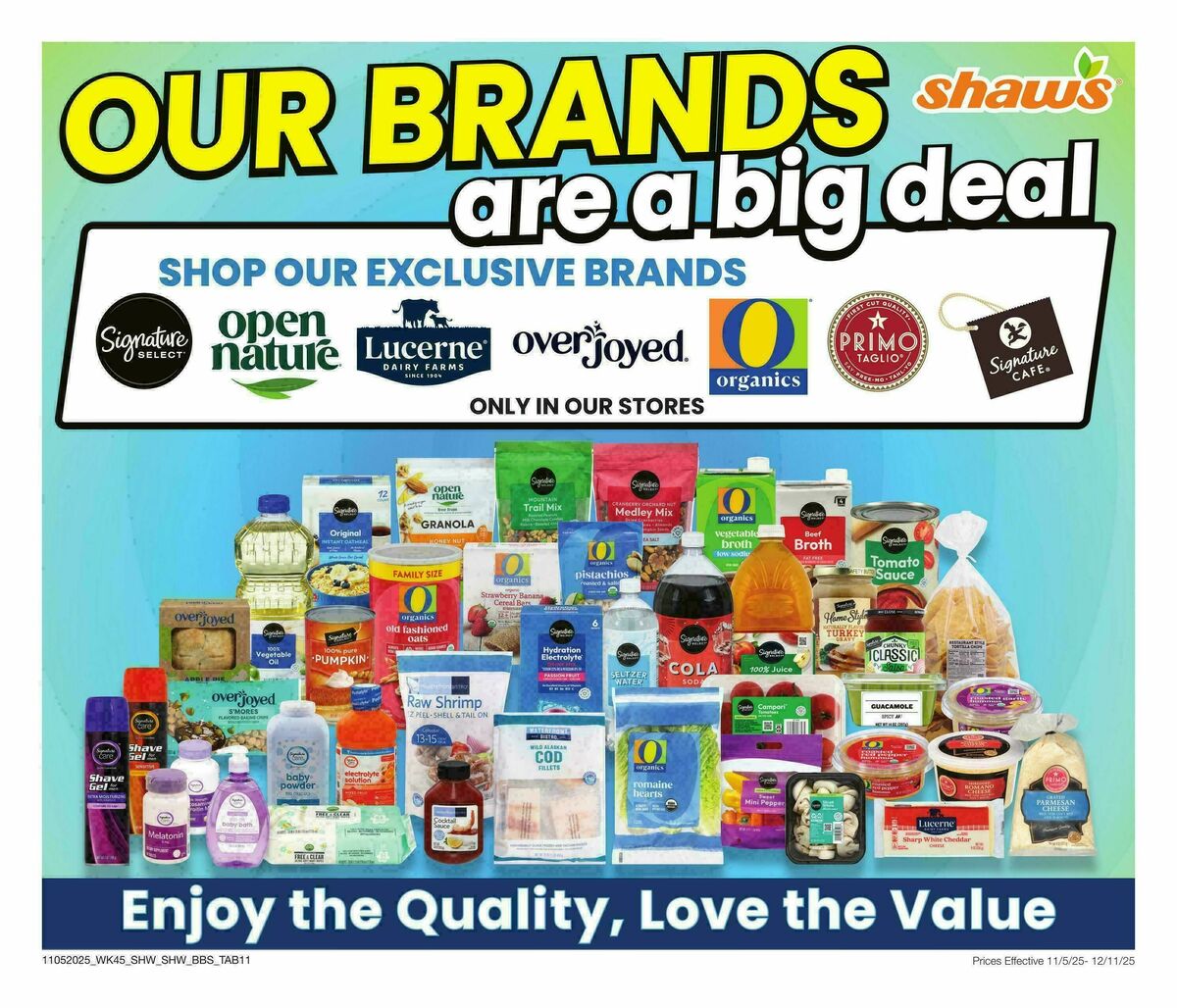 Shaw's Big Book of Savings Weekly Ad from November 5