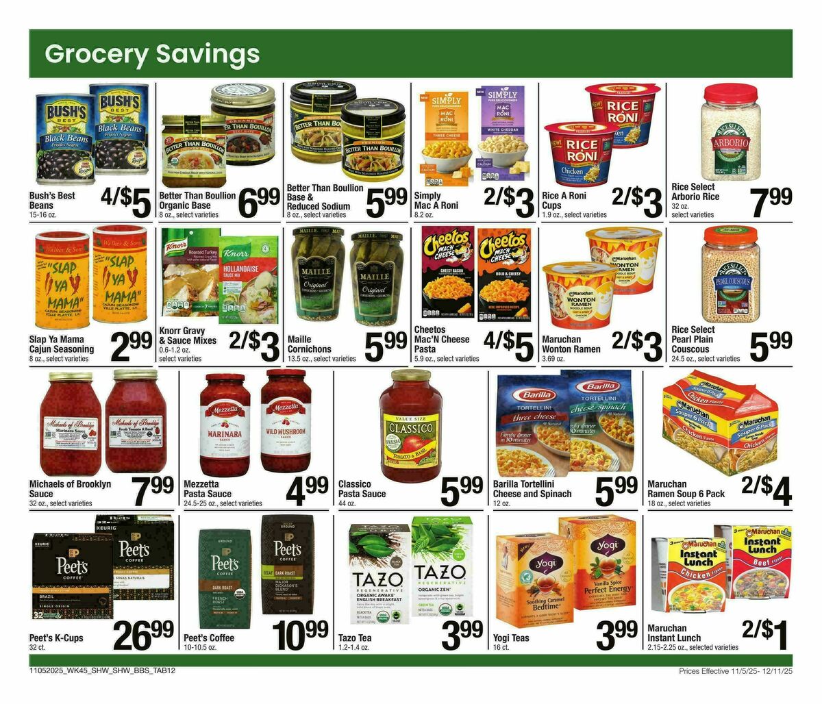Shaw's Big Book of Savings Weekly Ad from November 5