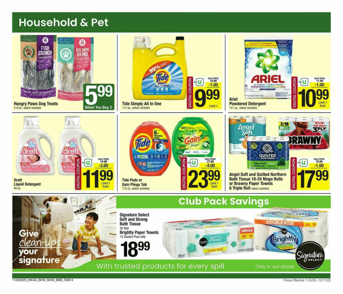 Shaw's Big Book of Savings Weekly Ad from November 5