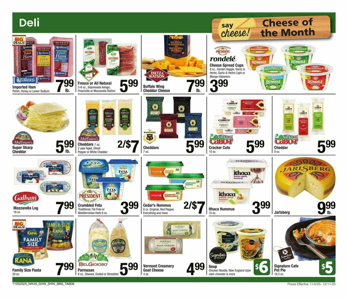 Shaw's Big Book of Savings Weekly Ad from November 5