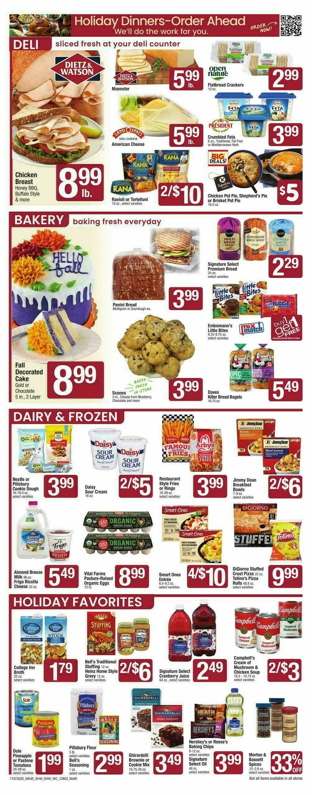 Shaw's Weekly Ad from November 7
