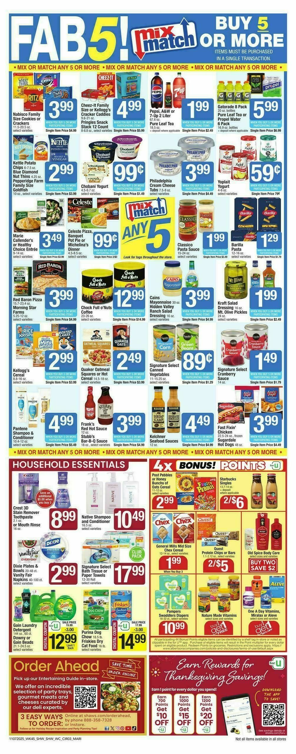 Shaw's Weekly Ad from November 7