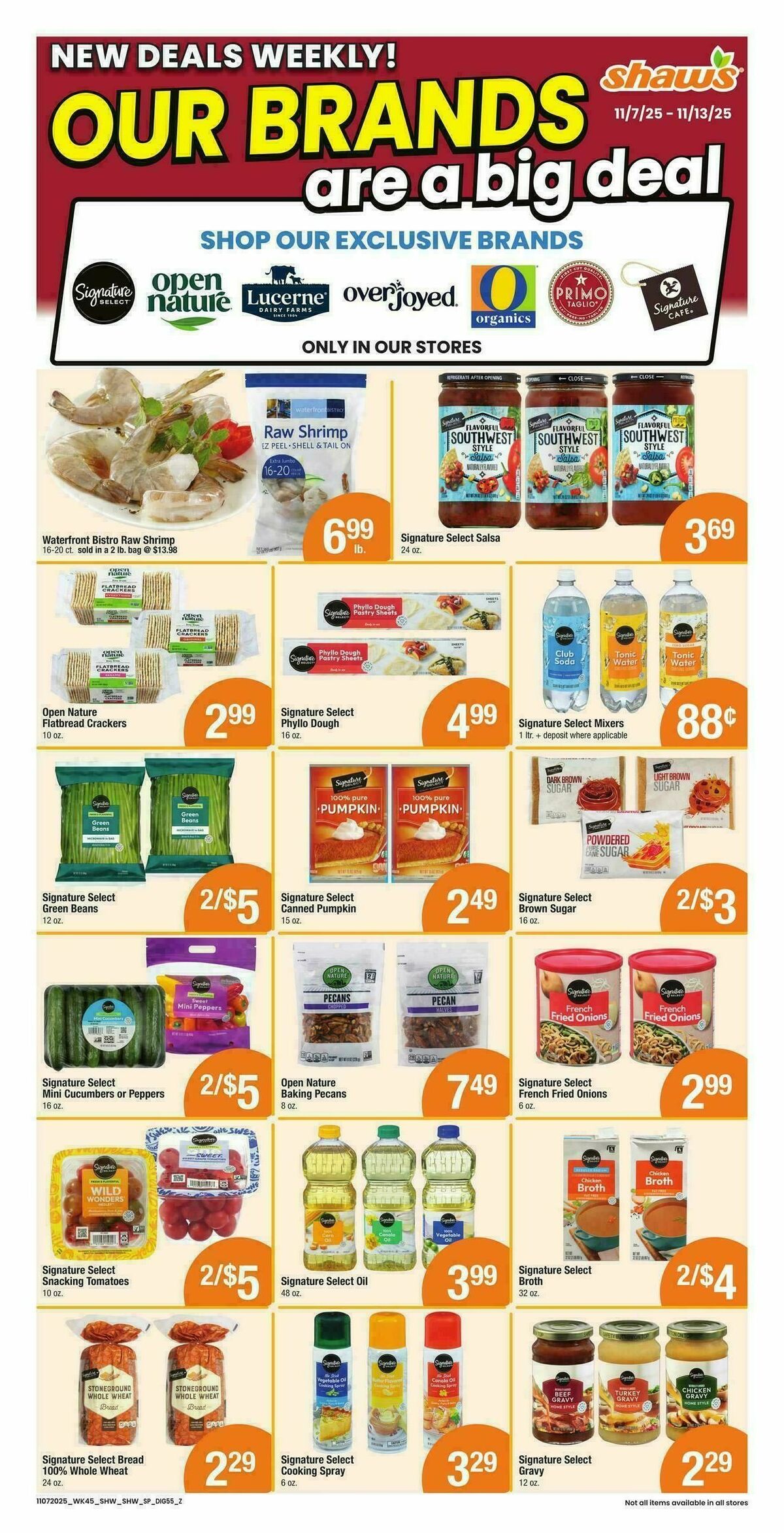 Shaw's Weekly Ad from November 7