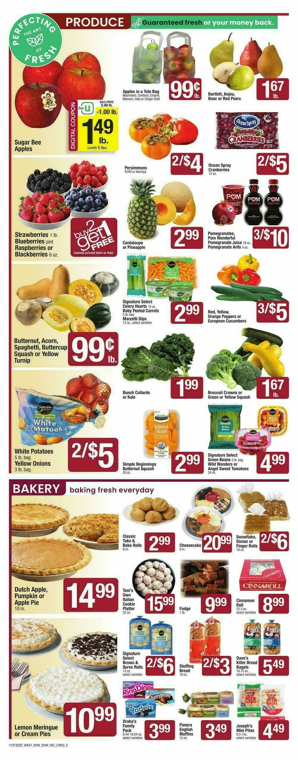 Shaw's Weekly Ad from November 21