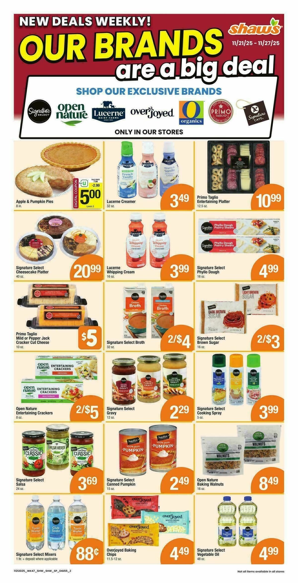 Shaw's Weekly Ad from November 21