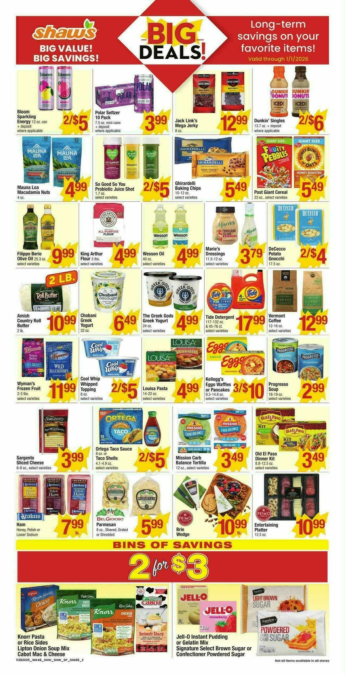Shaw's Weekly Ad from November 28