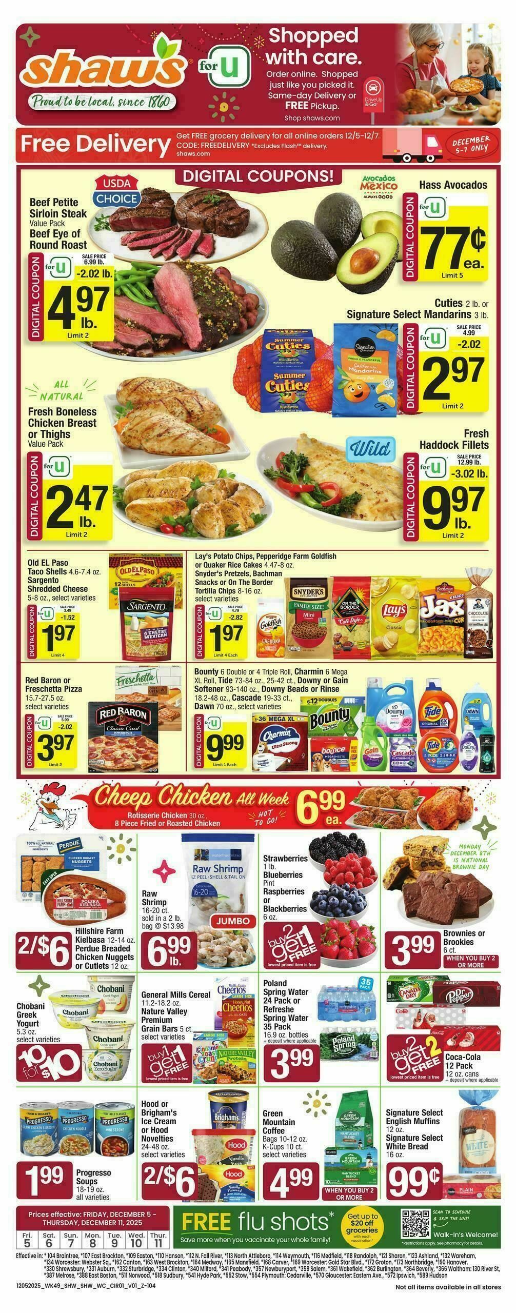 Shaw's Weekly Ad from December 5