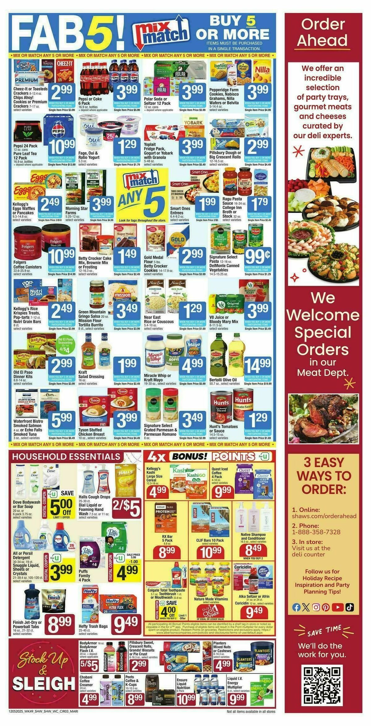Shaw's Weekly Ad from December 5