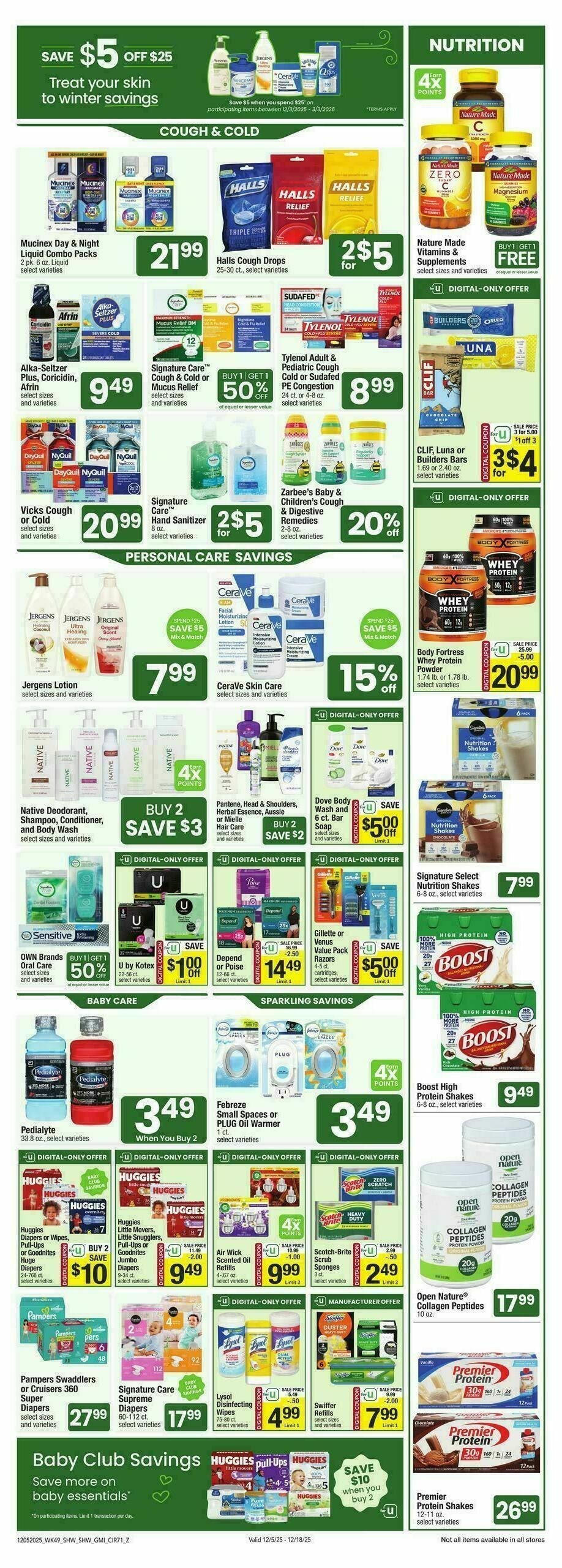 Shaw's Weekly Ad from December 5